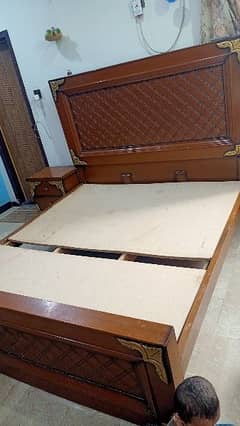 King Bed with Side tables and Dressing complete set