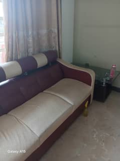 sofa set and tablet