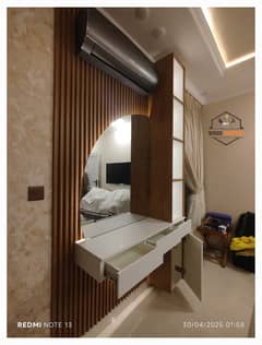 Wood Works, Carpenters Cupboard, Wardrobe, Kitchen Cabinet, Media Wall
