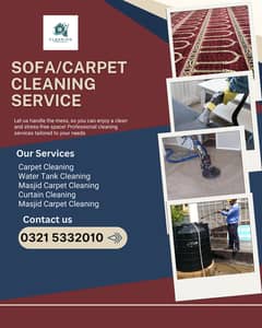 Water Tank Cleaning/ Sofa Cleaning/ Carpet Cleaning/ Car Seat Cleanin