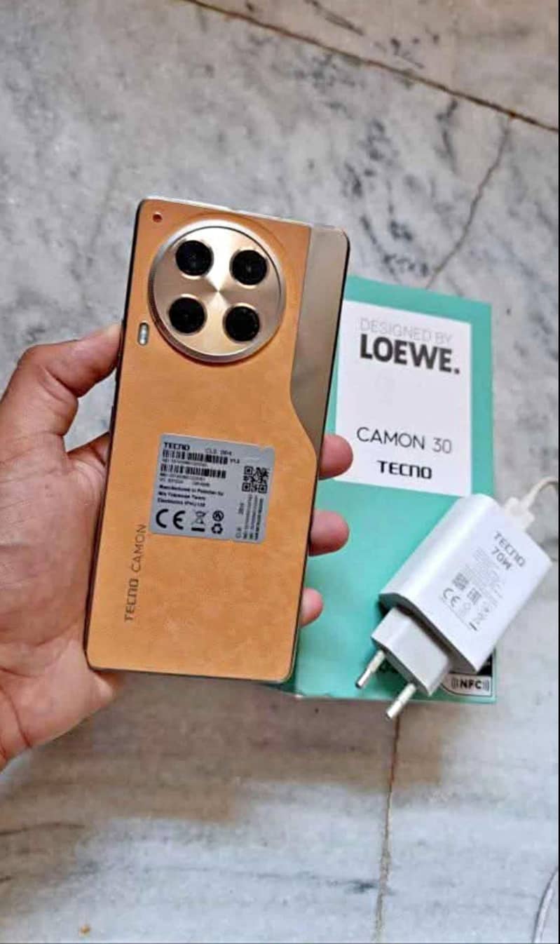 Tecno Camon 30 Lush Condition  with Box 0