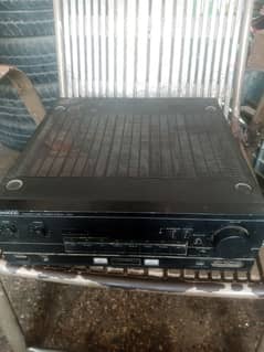 kenwood amplifier and double woofer speaker for sale