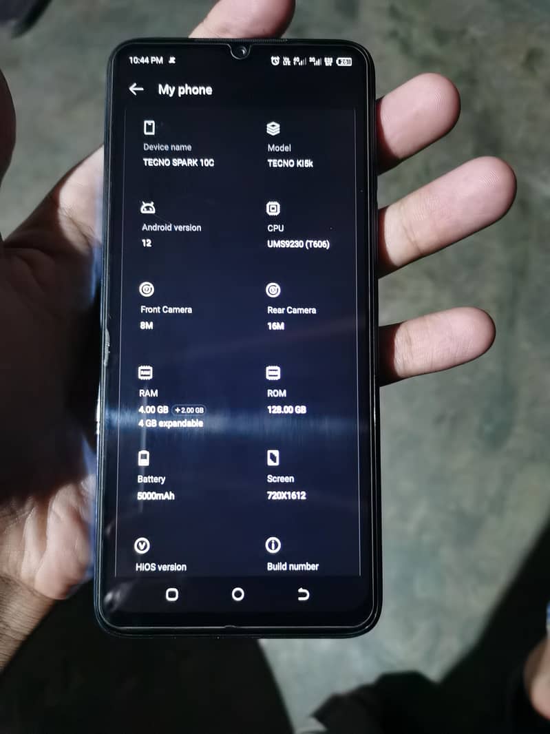 Tecno spark 10c 4+4 (8,128) exchange possible 7dys backup k sath duga 9