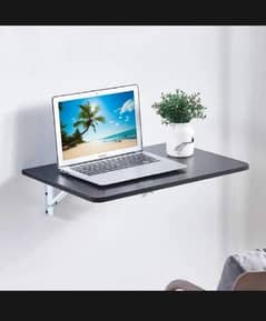 Wall mounted foldable laptop table/study table