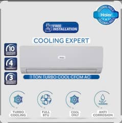 Haier inverter available for instalment planes