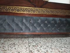 double bed king size  without mattress