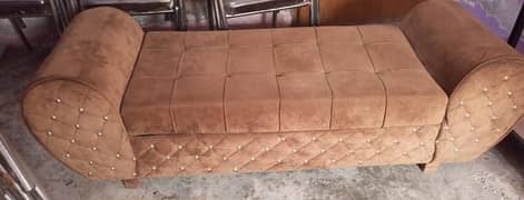 Luxury Velvet Sofa Set (2 Sofas) – Elegant Design – Rs. 30,000 (Pair)