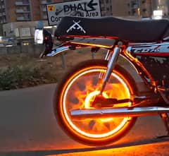 Trending Hub Universal Bike strip Light - Dual Colour Turn Singal