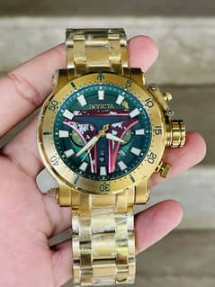 Invicta Star Wars Boba Fett Men’s Original Watch Model No: 40610