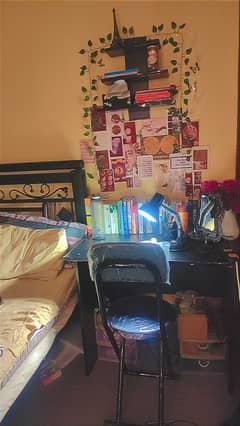 Office table / study table with folding chair