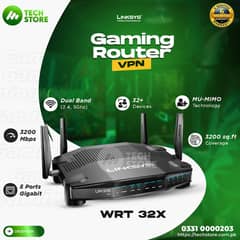 Linksys WRT32X AC3200 Dual-Band Wi-Fi High-end Gaming Router (Renewed)