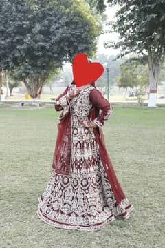 Bridal Dresses | Maroon Lehnga | Bridal lehnga sale