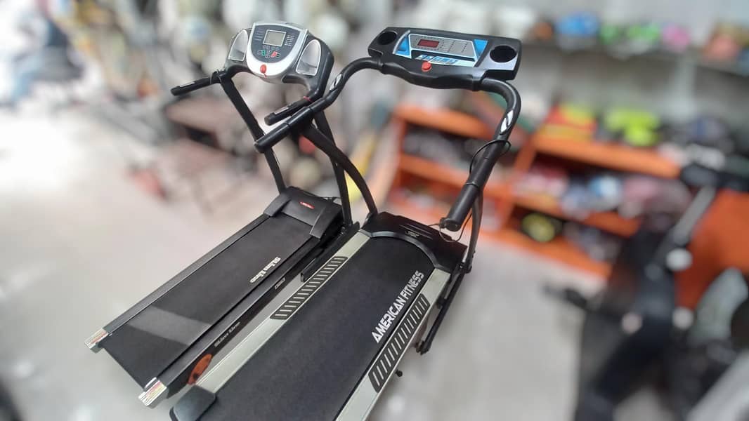 Auto treadmill incline exercise running jogging walk machine gym cycle 9
