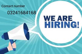 Urgently staff Required For Office work and Online marketing