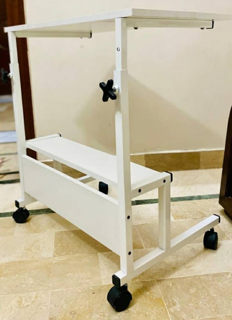laptop table, study table, bedside table with adjustable height 3
