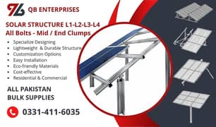 Solar Structure L2 L3 L4  GI Structure galvanized solar structure