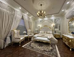 Ground Floor Fully Furnished 1-Kanal Spanish Brand New Home Just Behind Main MB in DHA Phase 6 Brand New with Jacuzzi, 5 Beds, Basement, Daily Essentials Nearby Park, School & KFC