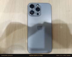 15 pro max 256gb 4 month simtime brand new