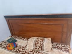 wooden bed