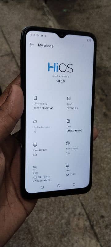 Tecno Spark 10C Smartphone With Box Charger 9/10 Good Condition! 5