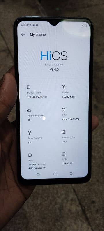 Tecno Spark 10C Smartphone With Box Charger 9/10 Good Condition! 8