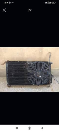 Universal car condenser+ fan