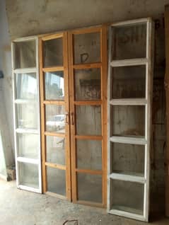 2 shop door size 70.4*82.4 like new  sargodha k Sath vijh ma available