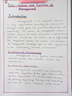 assignment