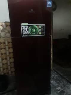 Fridge in mahroon colour box pack almost new