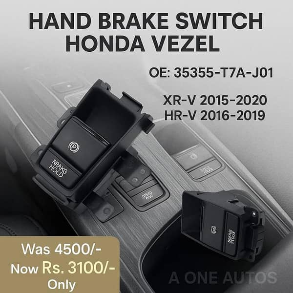 Hand Brake Switch for Honda Vezel | OE 35355-T7A-J01 | XR-V / HR-V Compatible VZL-HB-20