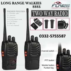 888S 2Pc Premium quality Walkie Talkies (Pair) Handheld wireless radio