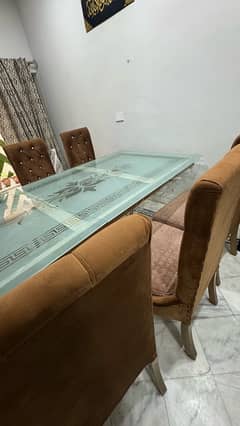 8 Chairs Dining Table