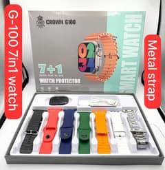 smart watch 7in1 metal chain big display