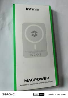 infinix Wireless charger + power bank