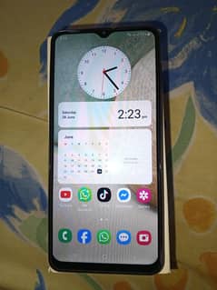 Samsung A12 4GB64 box and change sealed mobile ha Kuch be masla nai ha