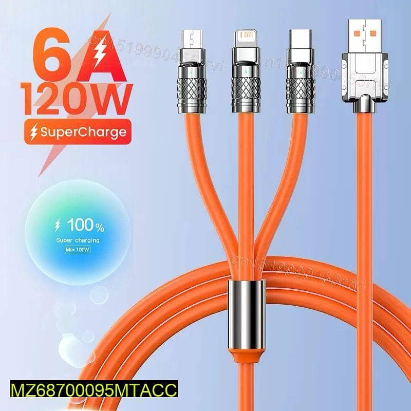 new 3 in 1 pin android ios USB charger not mix adapter 0