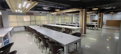 G-8 Ready to Move 5,200 Sqft Fully Furnished Office Space Parking ,Tiles, AC, Ceiling Etc For Rent