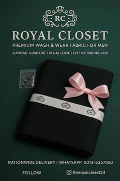 ROYAL CLOSET PREMIUM WASH N WEAR