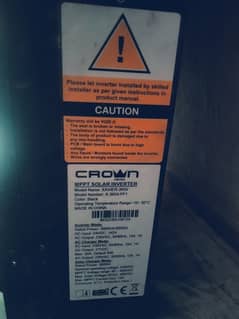 3 kilowatt Crown Solar Inverter