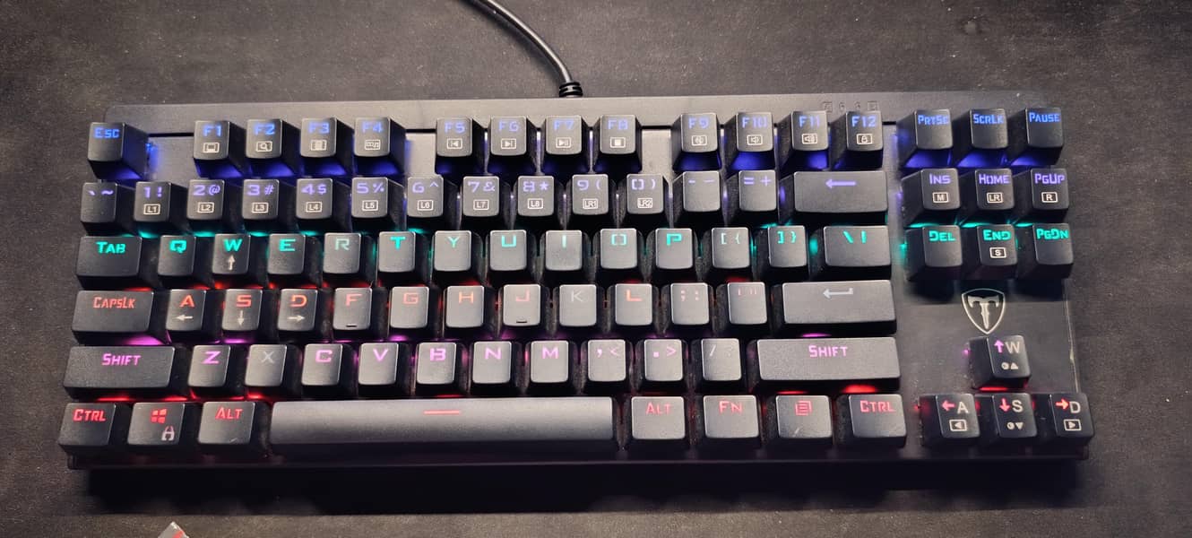 T daggers Corvette mechanical gaming keyboard for pc computer 1