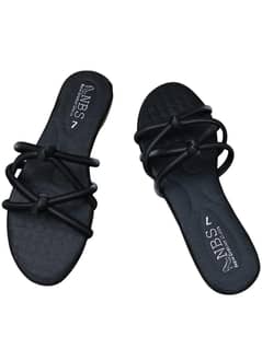 Stylish woman's casual PVC flat