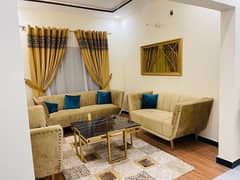 Fully Furnished 152sq yd 3 Bedrooms Luxury Villa is Available FOR RENT. 8km from Entrance of BTK. 3 Bed DDL 1 Kitchen