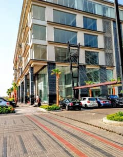 Corner 10 marla Ground+mezzanine with basement for rent defence raya.
