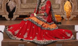 Red/orange Bridal Dress