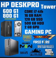 Intel i7 4th gen | 16gb ram|128gb ssd|500gb hard drive2x