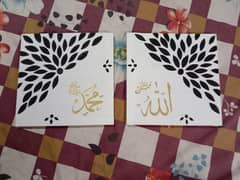Hand-painted canvas (set of 2)