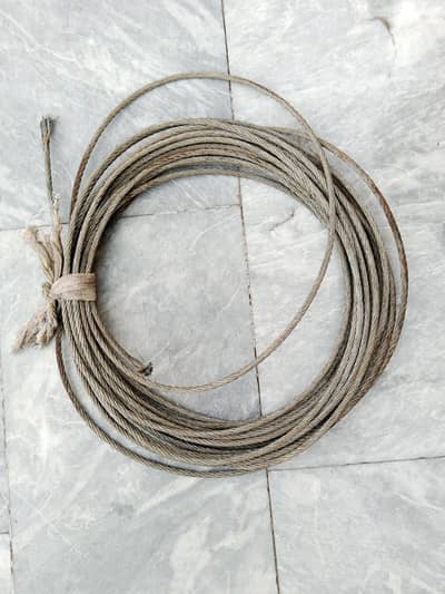 metal heavy wire (rope) (lohy ka rassa)