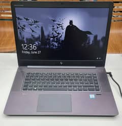 Hp Zbook Studio, Core i7-7th Gen HQ + 4 GB Graphic Card