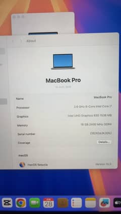 MacBook Pro 15” 2018