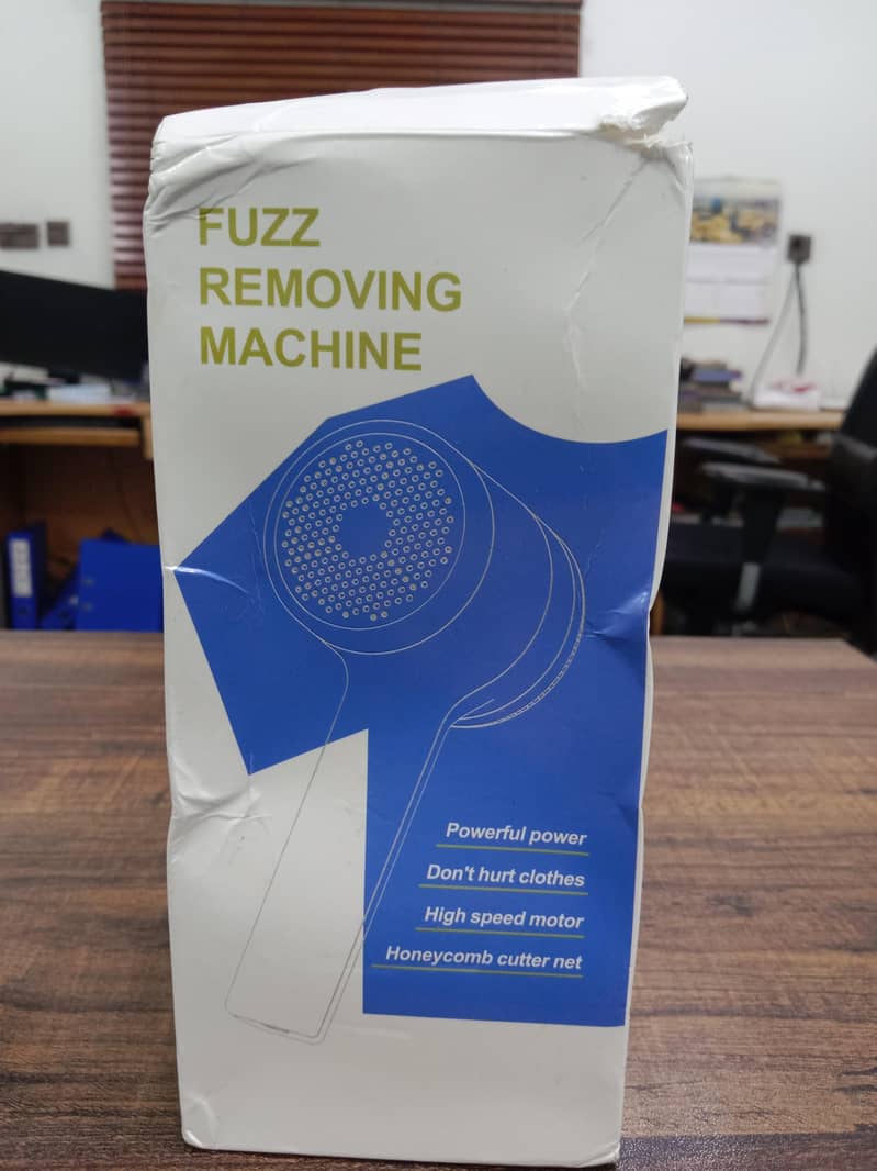 Fuzz Removing Machine," 5